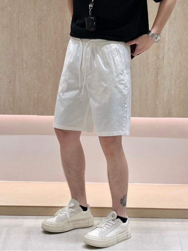 Хлопковые шорты прямого кроя casual black&white
