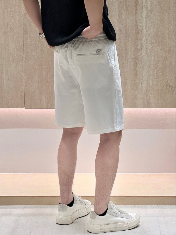 Хлопковые шорты прямого кроя casual black&white  - Изображение 3