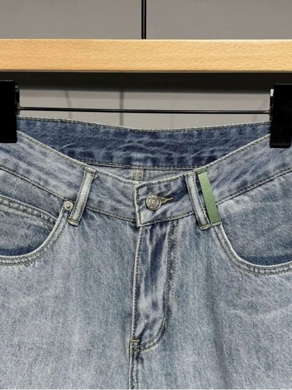Мужские джинсовые шорты прямого кроя accent pockets   - Изображение 7