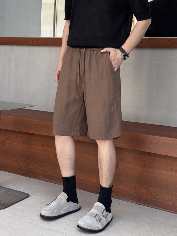 Чоловічі шорти з еластичним поясом basic shorts  -  Зображення 1