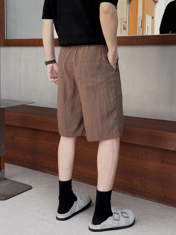 Чоловічі шорти з еластичним поясом basic shorts  -  Зображення 2