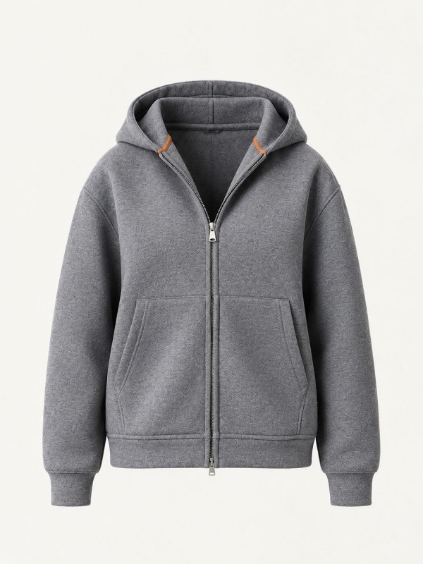 Чоловіче зіп-худі на блискавці з об'ємним капюшоном premium zip hoodie