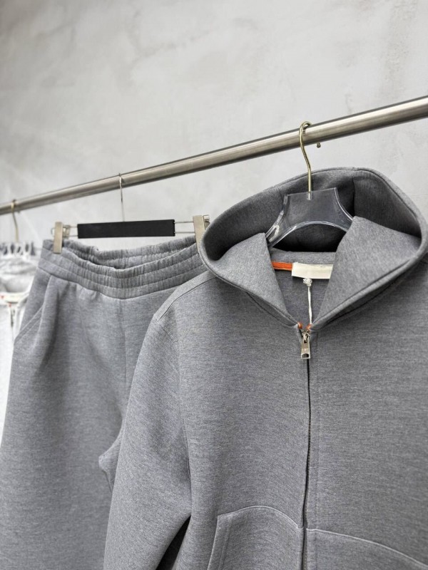 Чоловіче зіп-худі на блискавці з об'ємним капюшоном premium zip hoodie  -  Зображення 3