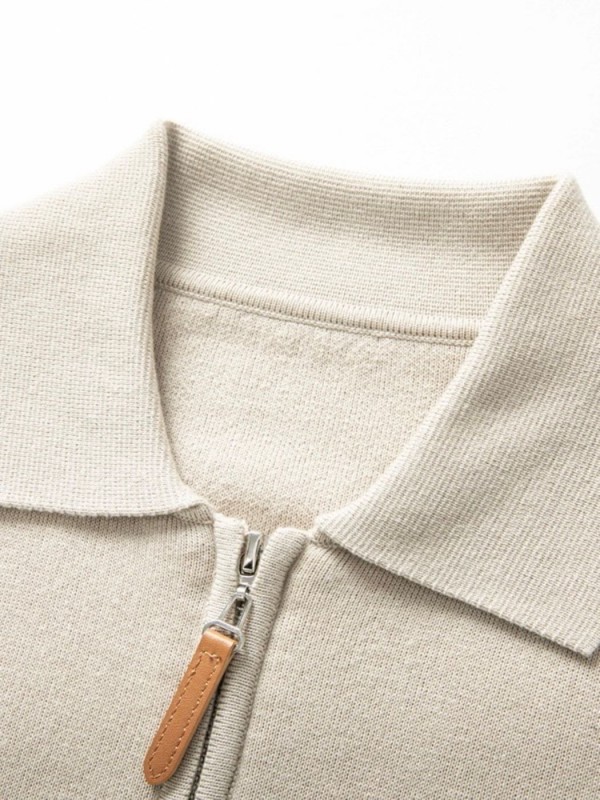 Чоловіча кофта поло з коміром на блискавці half-zip polo   -  Зображення 6