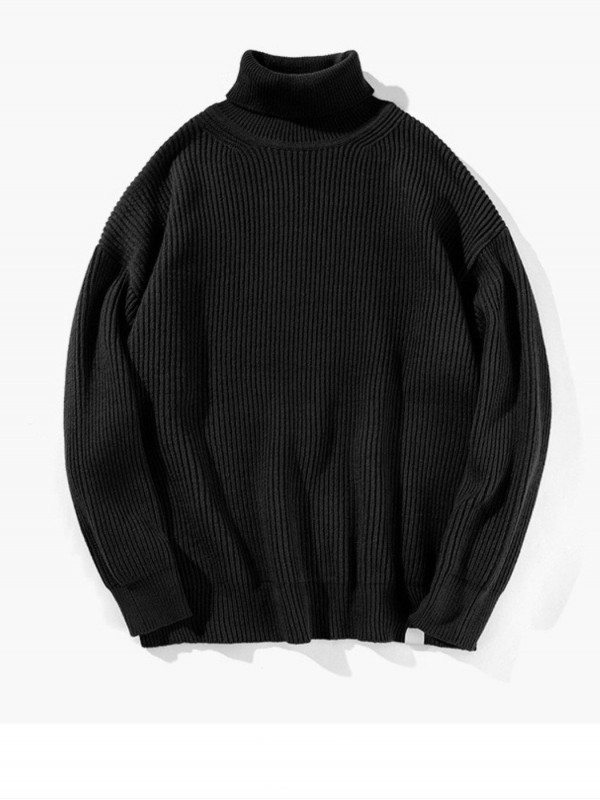 Чоловічий теплий в'язаний оверсайз гольф soft touch knitted  -  Зображення 10