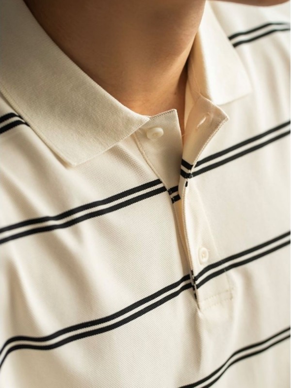 Мужская кофта поло в полоску striped polo  - Изображение 8
