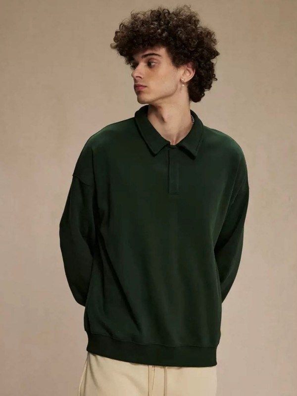 Универсальное утепленное поло в классическом стиле soft classic