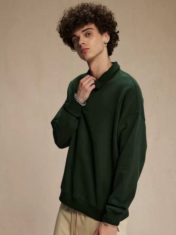 Универсальное утепленное поло в классическом стиле soft classic  - Изображение 3