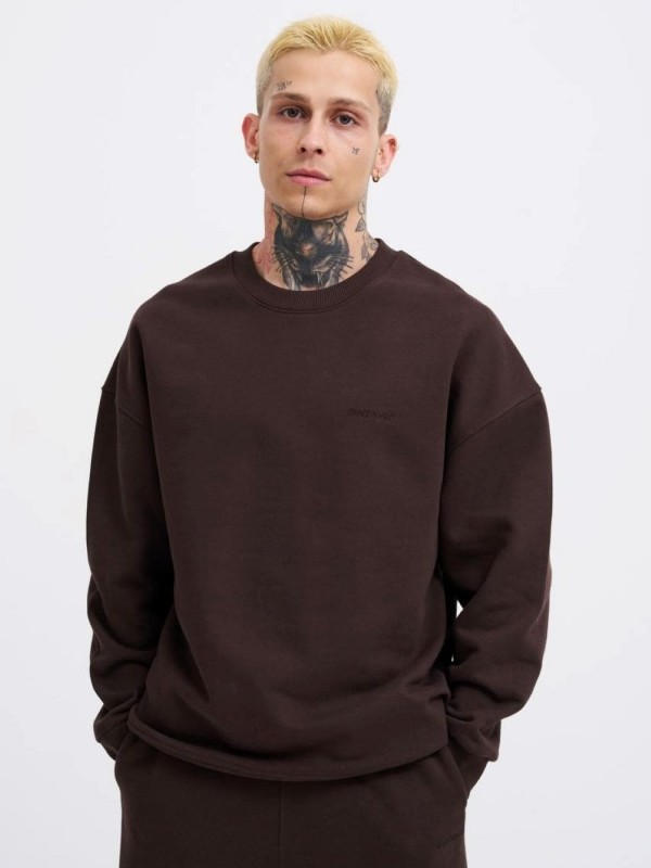 Базовий м'який світшот оверсайз крою pure cotton  -  Зображення 5