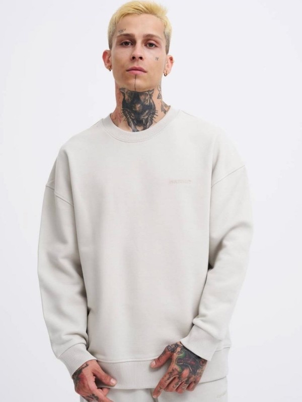 Базовий м'який світшот оверсайз крою pure cotton  -  Зображення 11