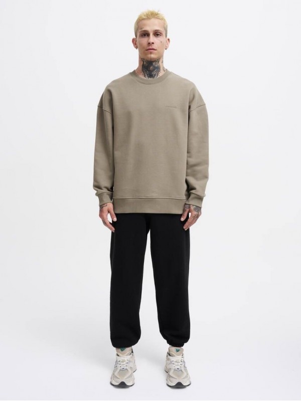 Базовий м'який світшот оверсайз крою pure cotton  -  Зображення 15