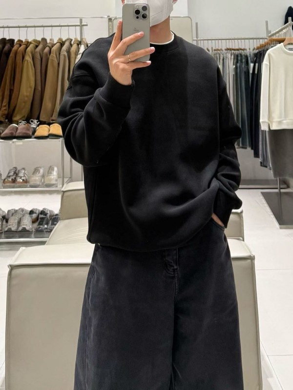 Теплый мужской свитшот на флисе в casual стиле double-sided fleece  - Изображение 1