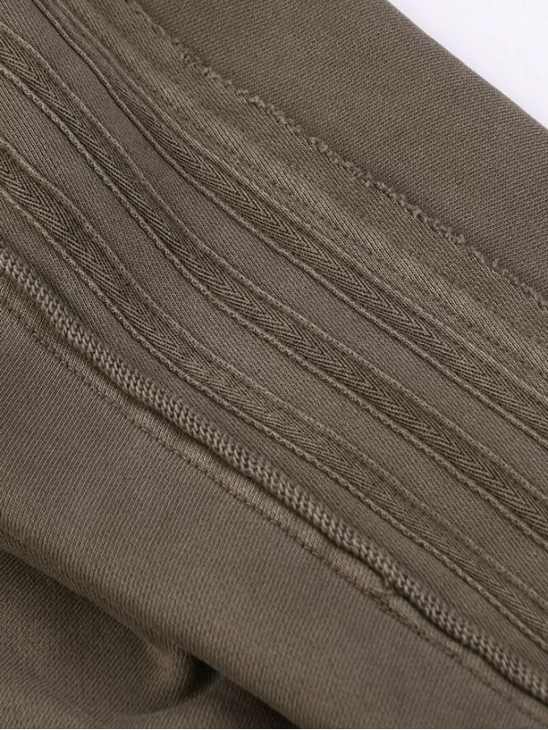 Чоловіче худі вільного крою з декоративними швами textured details  -  Зображення 5