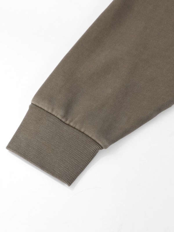 Чоловіче худі вільного крою з декоративними швами textured details  -  Зображення 7