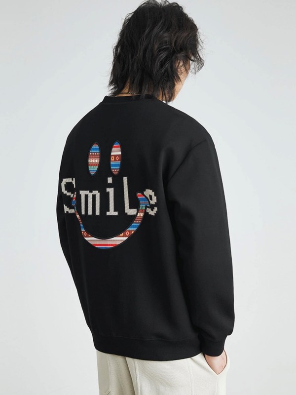 Свитшот с вышивкой Smile  - Изображение 3