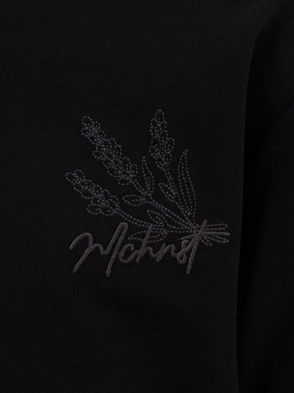 Чоловіча оверсайз футболка з декоративною вишивкою minimal signature  -  Зображення 6