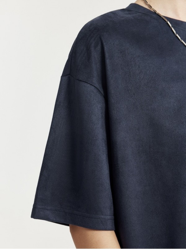 Велюровая оверсайз футболка velour  - Изображение 5