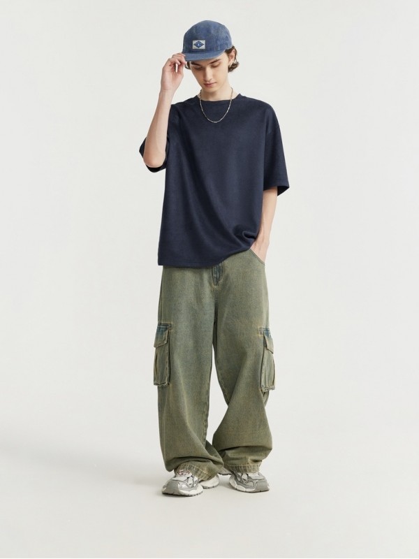Велюровая оверсайз футболка velour  - Изображение 6