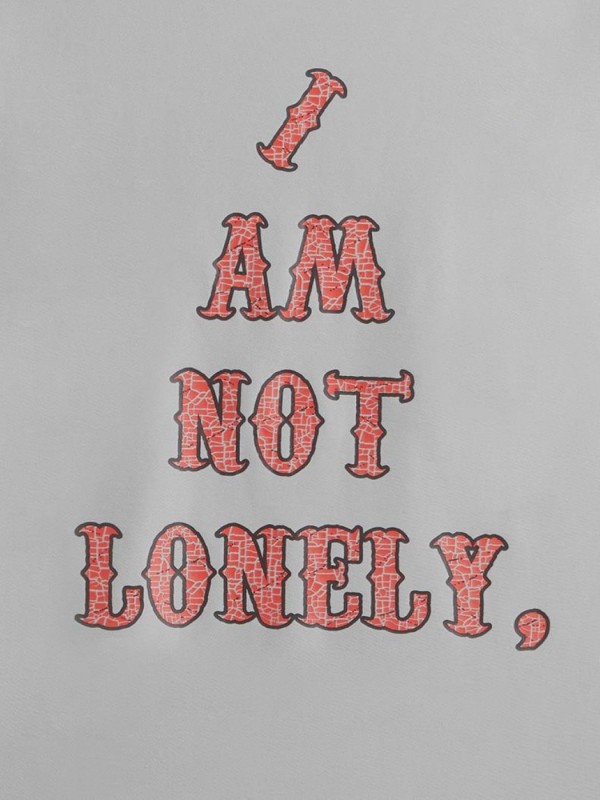 Футболка DPO оверсайз с принтом "Not lonely" - Изображение 10