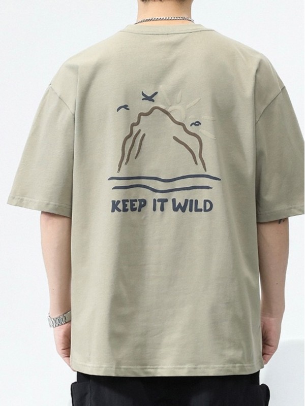 Футболка DPO оверсайз с принтом "KEEP IT WILD" - Изображение 7