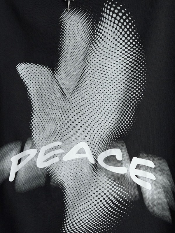 Стильная футболка DPO PEACE с эффектом охлаждения - Изображение 2
