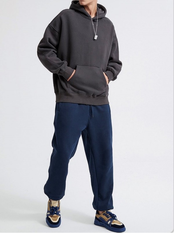 Чоловіче тепле худі оверсайз на флісі cozy flow  -  Зображення 1