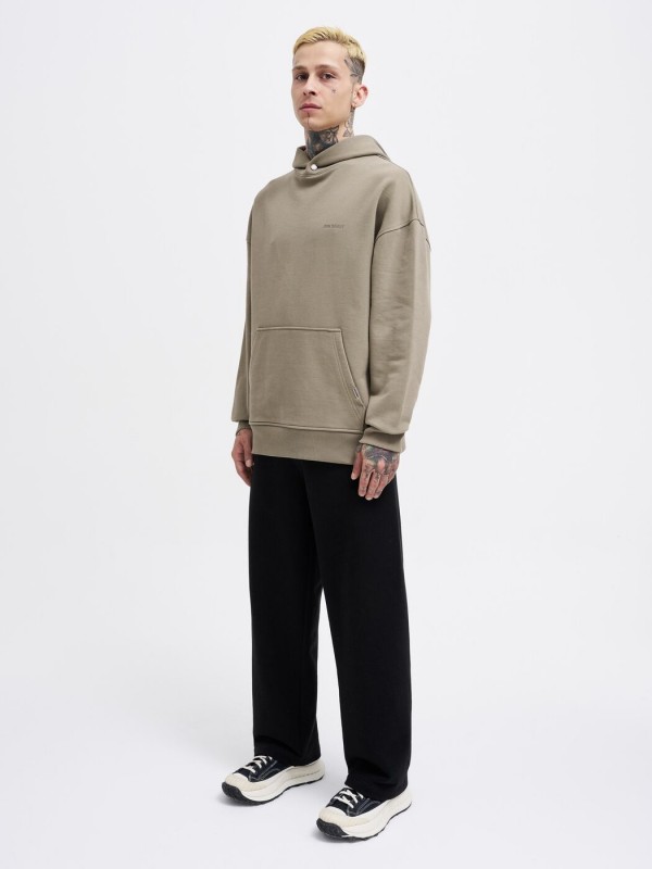 Базовое худи оверсайз кроя pure cotton  - Изображение 1