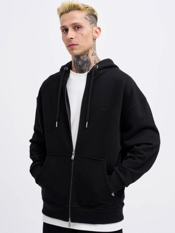 Базовое мужское худи с капюшоном на молнии daily zip-hoodie