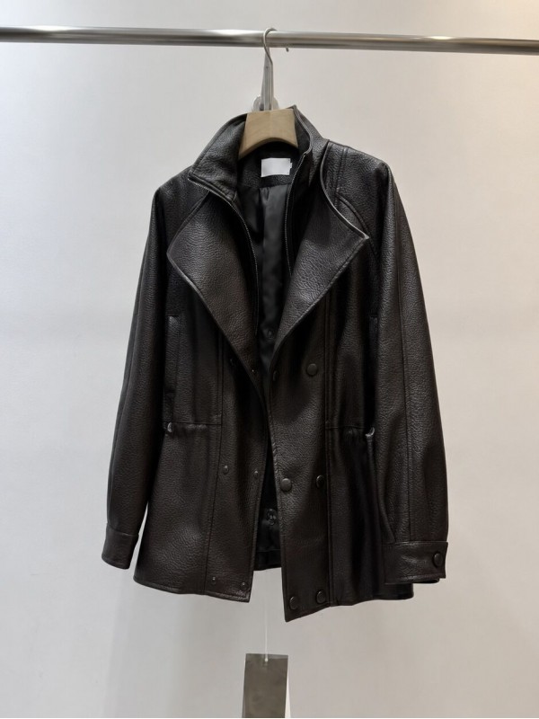 Жіноча куртка з екошкіри fancy eco-leather jacket 