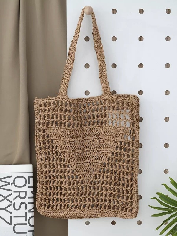 Плетеная сумка-шопер soft woven bag  - Изображение 1