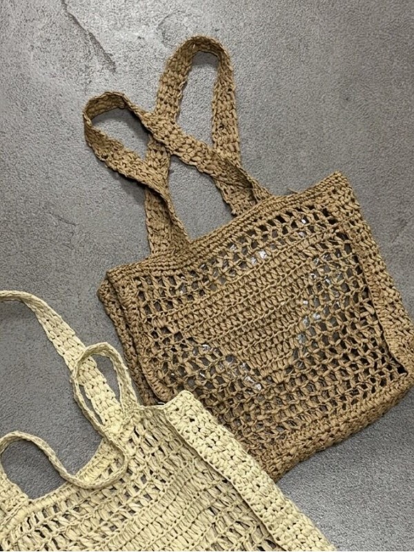 Плетеная сумка-шопер soft woven bag  - Изображение 2