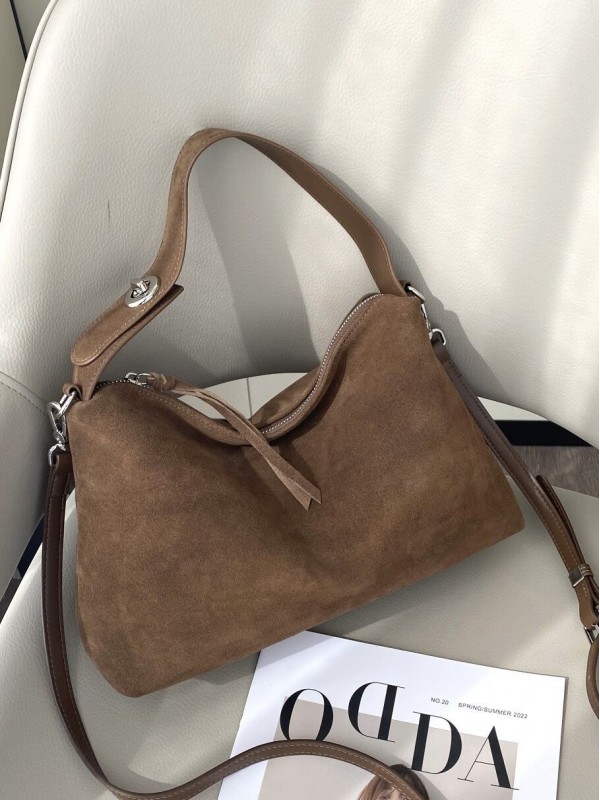 Стильна замшева сумка stylish suede bag  -  Зображення 2