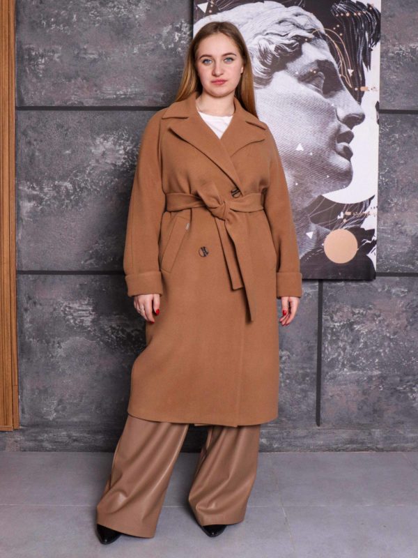 Двубортное женское пальто classic wool coat