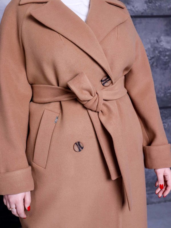 Двубортное женское пальто classic wool coat  - Изображение 1