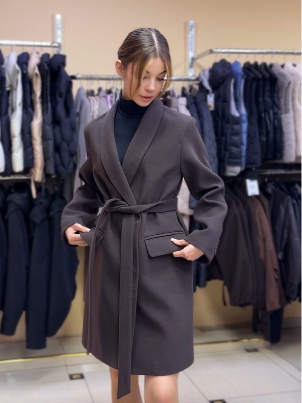 Кашемировое пальто с шалевым воротником cashmere coat
