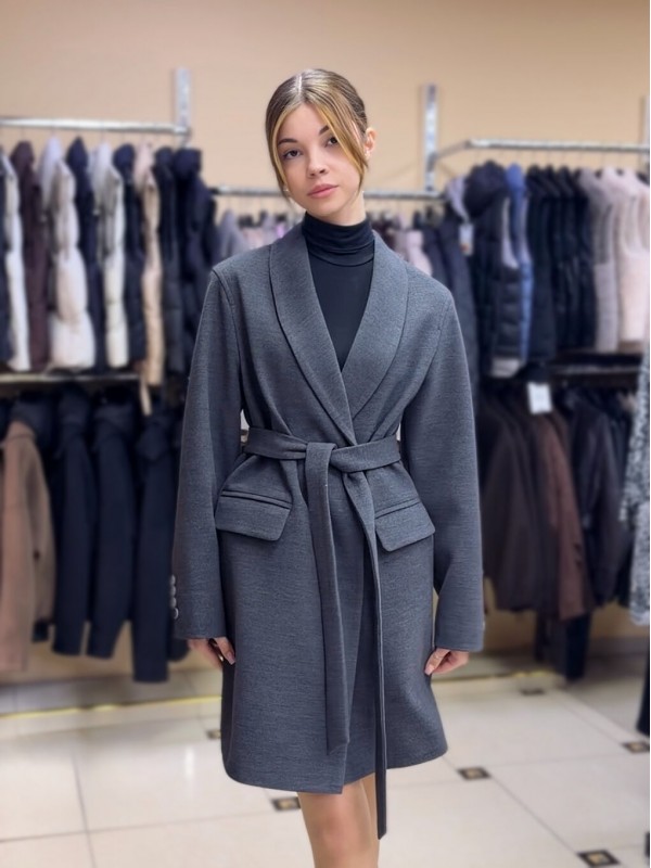 Кашемировое пальто с шалевым воротником cashmere coat  - Изображение 1