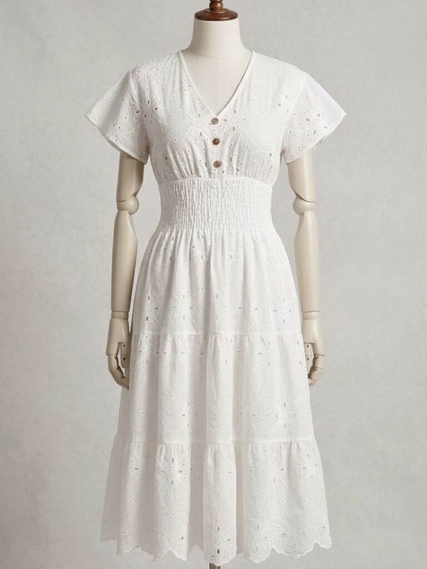 Легка сукня з прошви delicate summer dress  -  Зображення 1