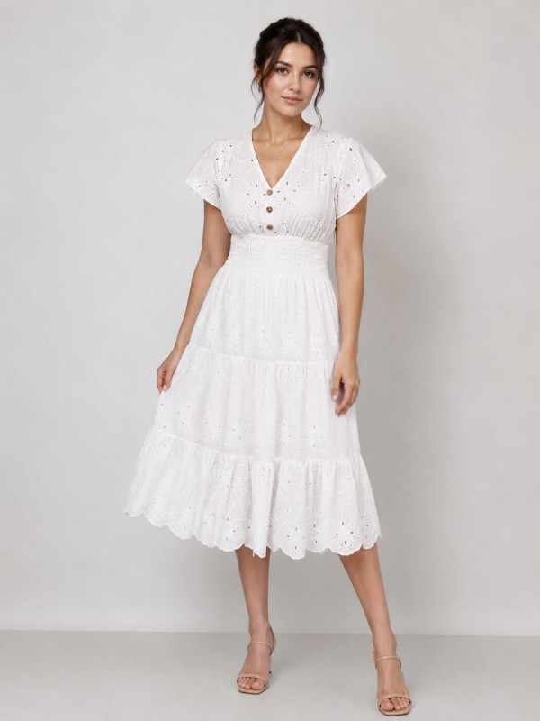Легка сукня з прошви delicate summer dress  -  Зображення 2
