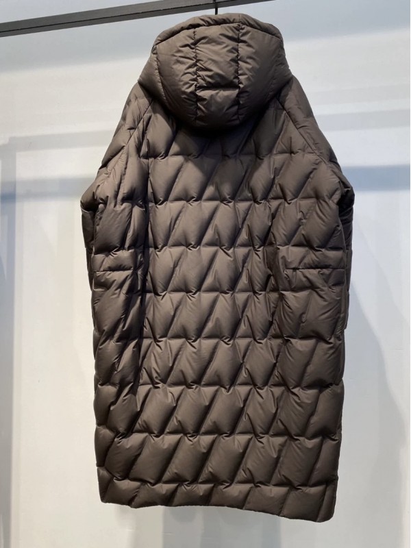 Стёганый удлиненный пуховик OVERSIZE  - Изображение 2