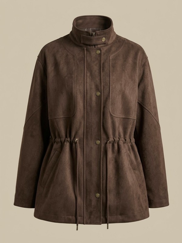 Жіноча куртка з екозамші faux suede jacket  -  Зображення 3