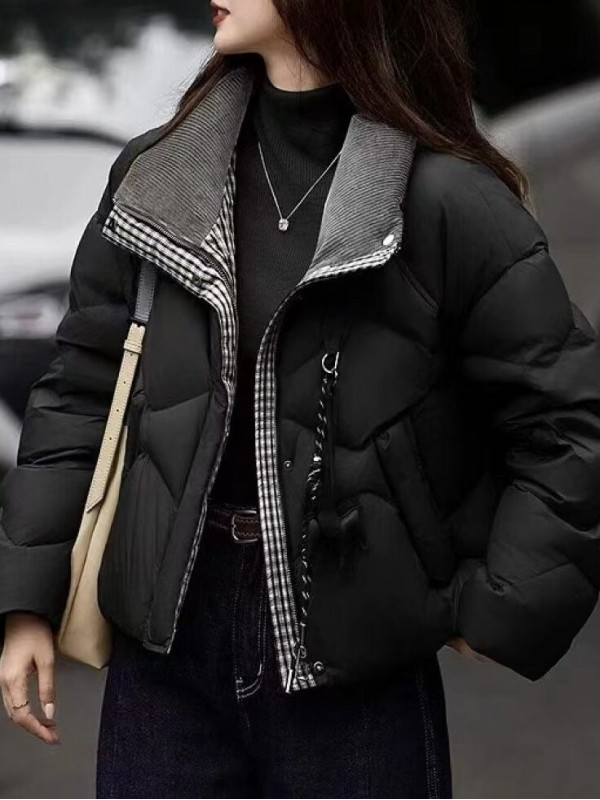 Жіноча куртка stylish black puffer  -  Зображення 2