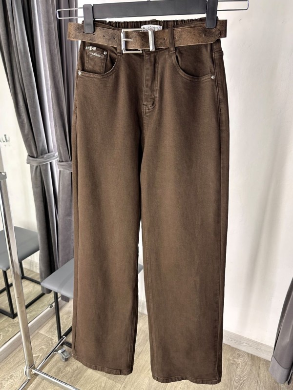 Стильные широкие джинсы wide leg