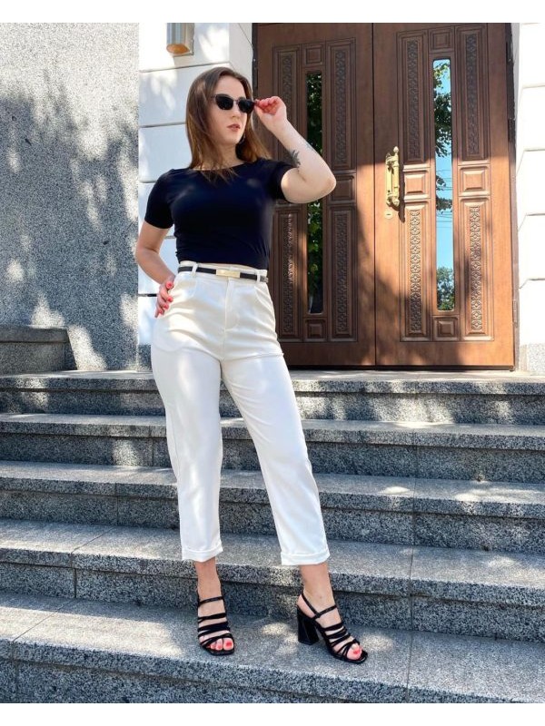 Брюки женские укороченные  - Изображение 1