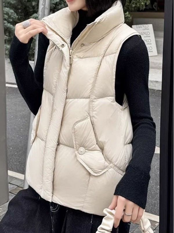 Стильна дута жилетка puffer vest  -  Зображення 1