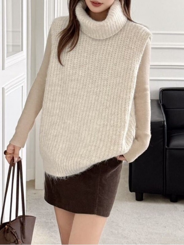 Стильна в'язана жилетка soft knitted vest