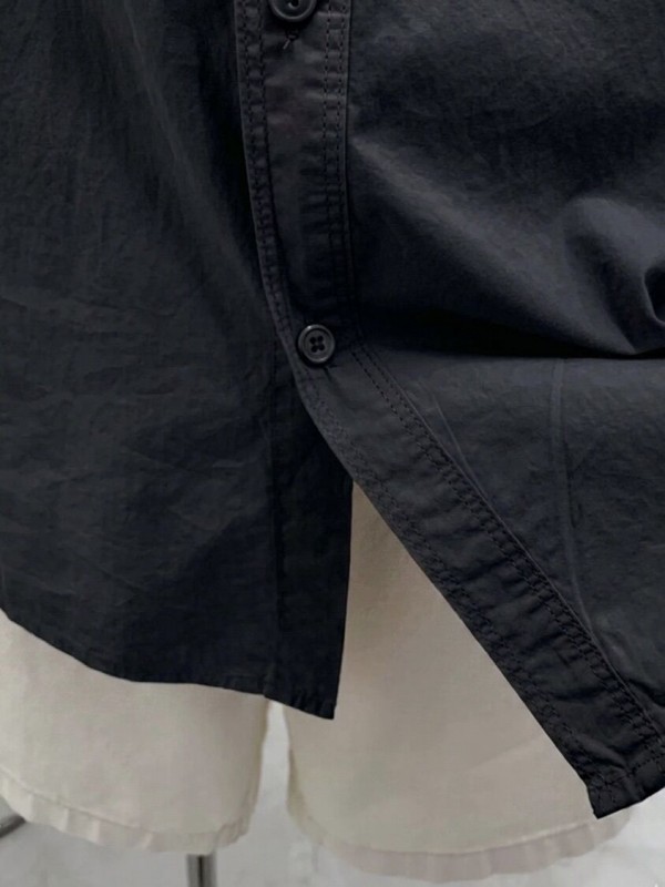 Сорочка з бавовни вільного крою basic shirt  -  Зображення 3