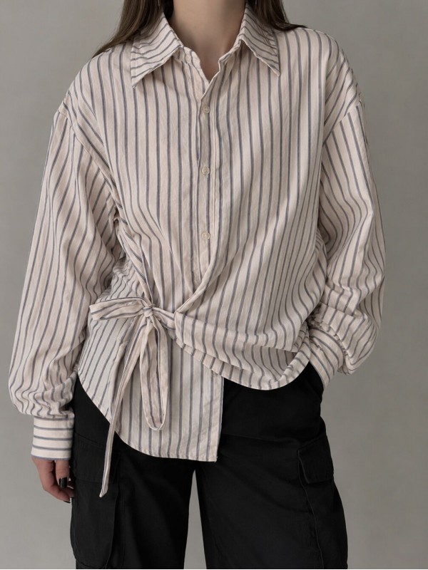 Рубашка в синюю полоску striped shirt