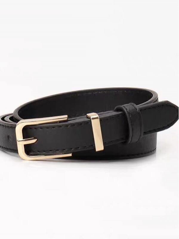 Тонкий жіночий ремінь з екошкіри thin belt  -  Зображення 3
