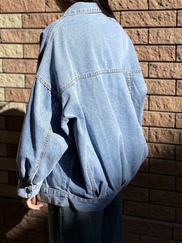 Джинсова куртка оверсайз stylish denim jacket  -  Зображення 3