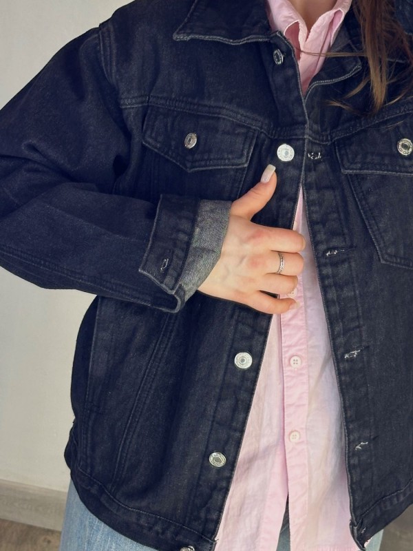 Стильная джинсовая куртка basic denim jacket  - Изображение 2